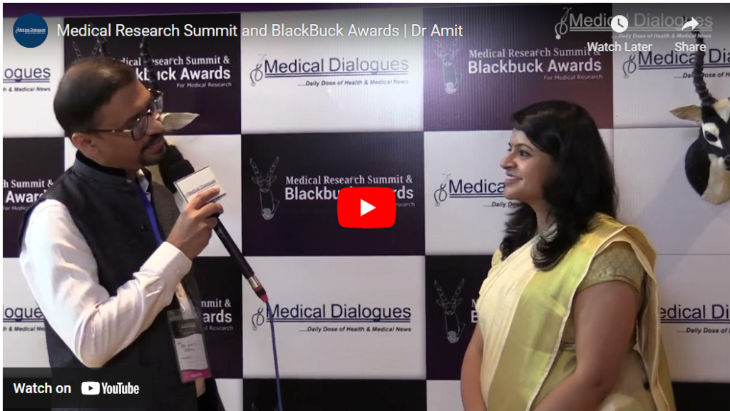 Medical Research Summit and BlackBuck Awards | Dr Amit Kohil